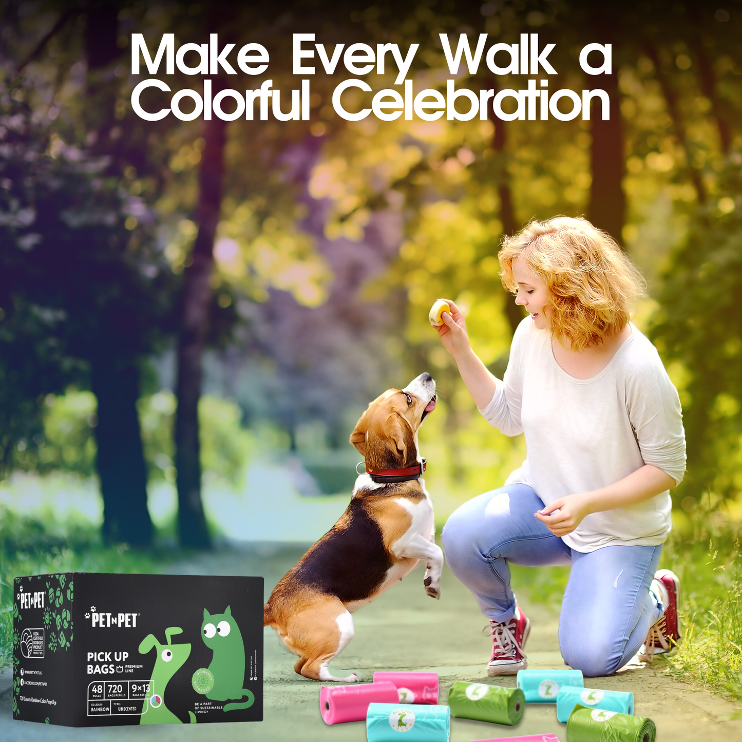 Pet N Pet 720 Colorful Doggy Bags