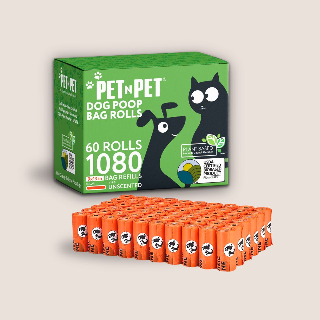 41% Biobased Poop Bags, 1080 Count — Wholesale