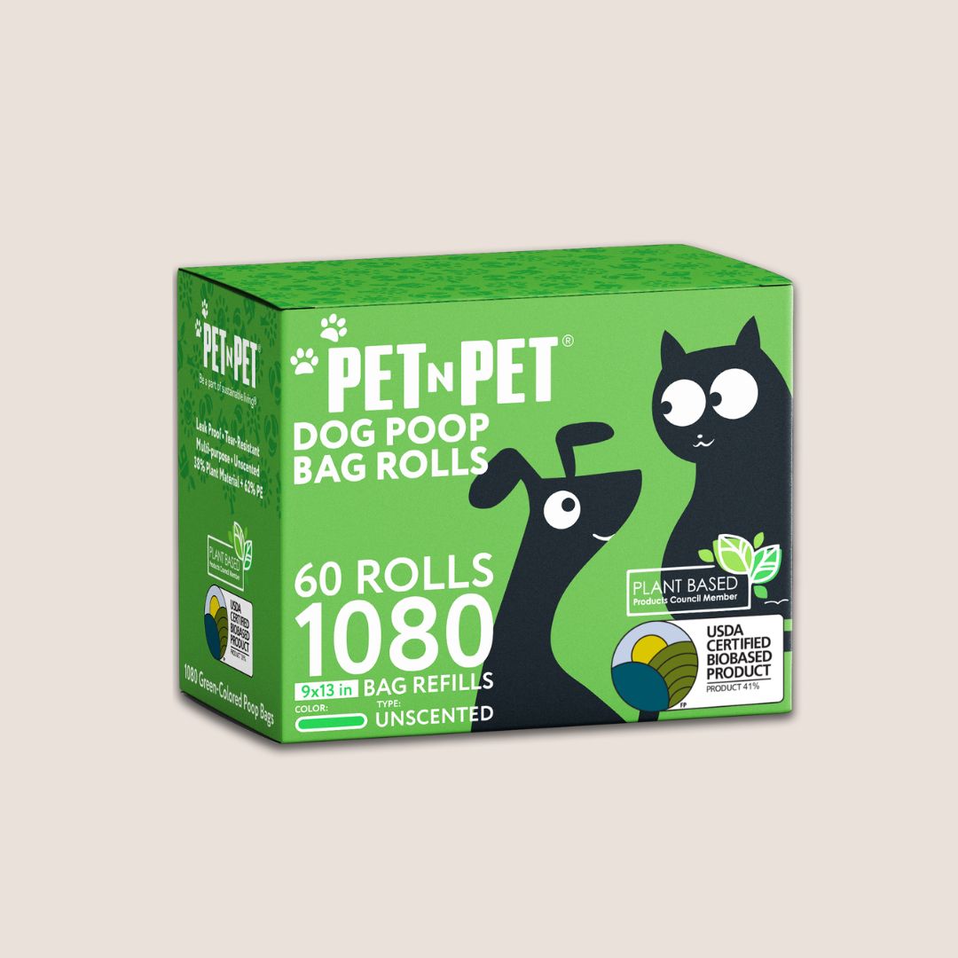 41% Biobased Poop Bags 1080 Count