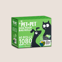 41% Biobased Poop Bags, 1080 Count