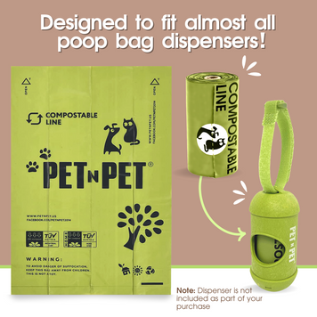 Pet N Pet Dog Poop Bags Refills, Dog Bags For Poop, 120 Doggie Poop Bags For Dogs, Dog Poop Bag Rolls, Dog Waste Bags Doggie Bags, Thick Doggy Poop Bags, Pet Waste Bags, Cat Poop Bags, Doggy Bags