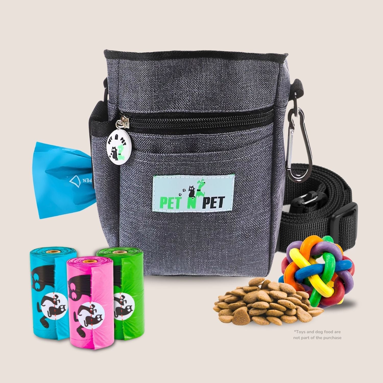 Pet Treat Pouch, Portable Dog Training Bag with Leash Clip, Dog Snack Bag, Lightweight & Portable Dog Walking Bag for Carrying Toys, Kibble, Treats Pet Treat Pouch, Portable Dog Training Bag with Leash Clip, Dog Snack Bag, Lightweight & Portable Dog Walking Bag for Carrying Toys, Kibble, Treats