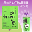 Pet N Pet Dog Poop Bag Lavender Scented, Dog Poop Bags Rolls, Dog Bags, Doggie Poop Bags, 38% Plant Based & 62% PE Dog Waste Bags, Doggy Poop Bags, Dog Bag Doggie Bags, Cat Poop Bags