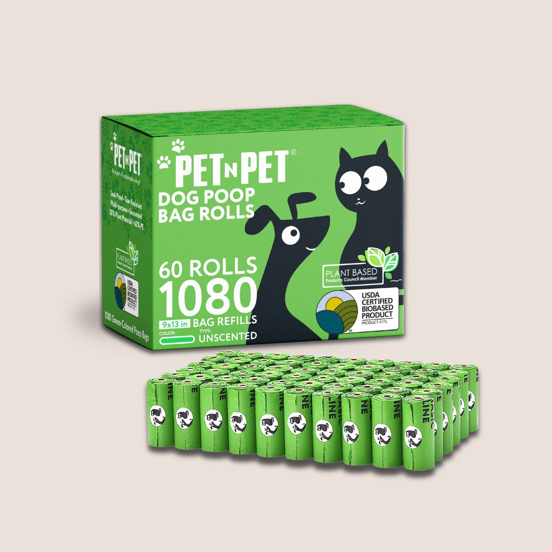 41% Biobased Poop Bags, 1080 Count — Wholesale