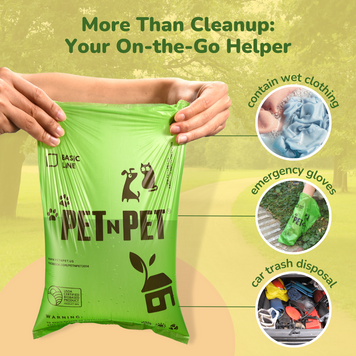 PET N PET Dog Poop Bag, 270 Counts Poop Bags For Dogs, 38% Plant-Based & 62% PE Dog Bags for Poop, 15 Dog Poop Bags Rolls, Doggy Poop Bags, Doggie Poop Bags, Dog Waste Bags, Dog Bag, Cat Poop Bags