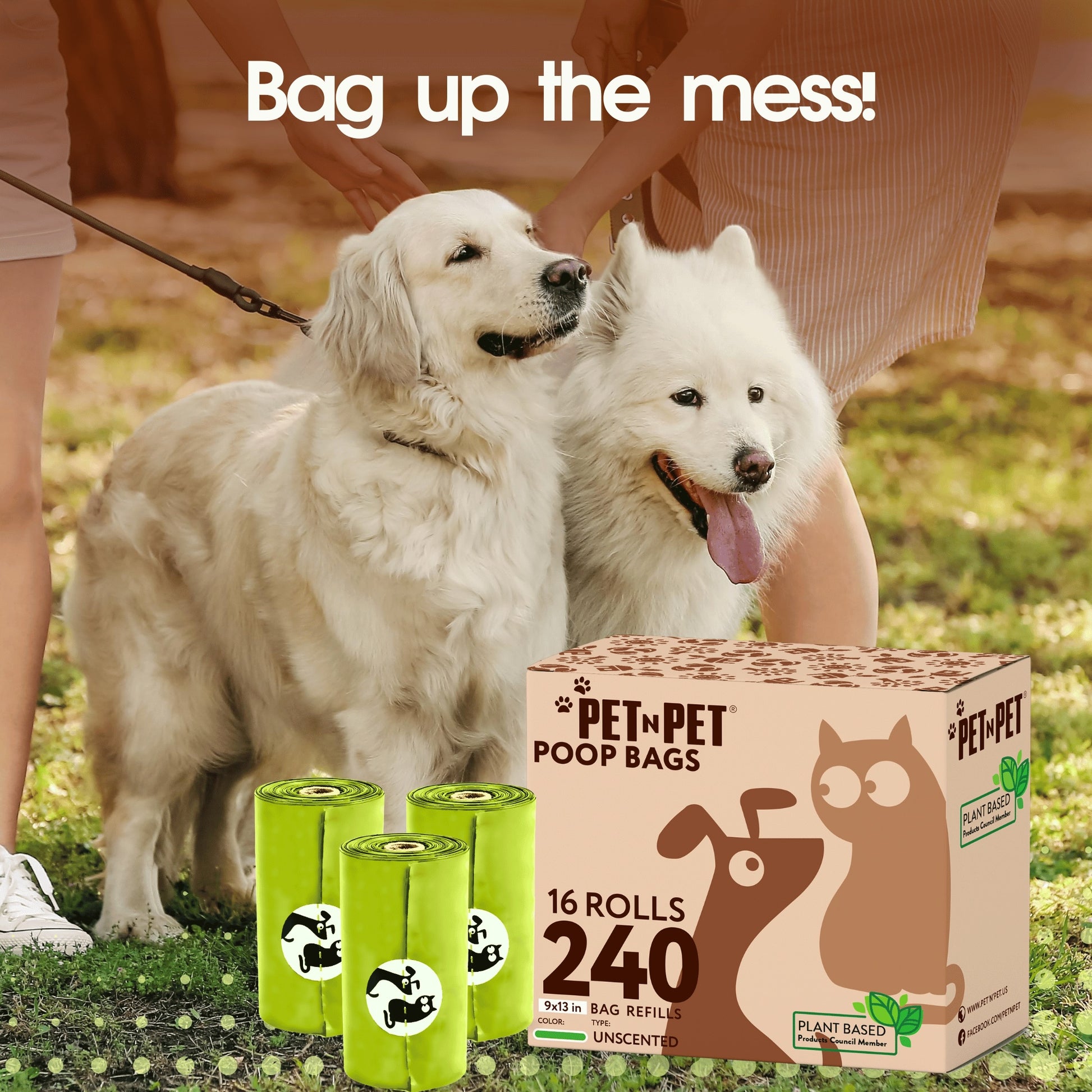 Plant-based Dog Poop Bags 240