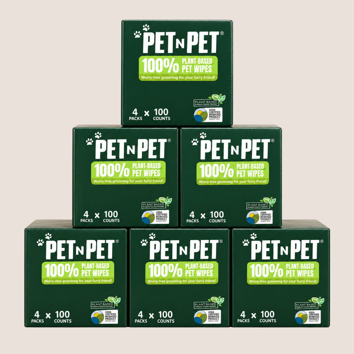 Biobased Pet Wipes — Wholesale