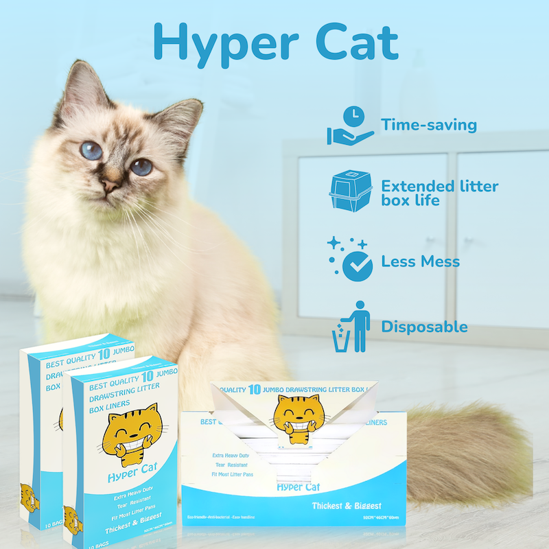 Hyper Cat 30 Jumbo Cat Litter Box Liners