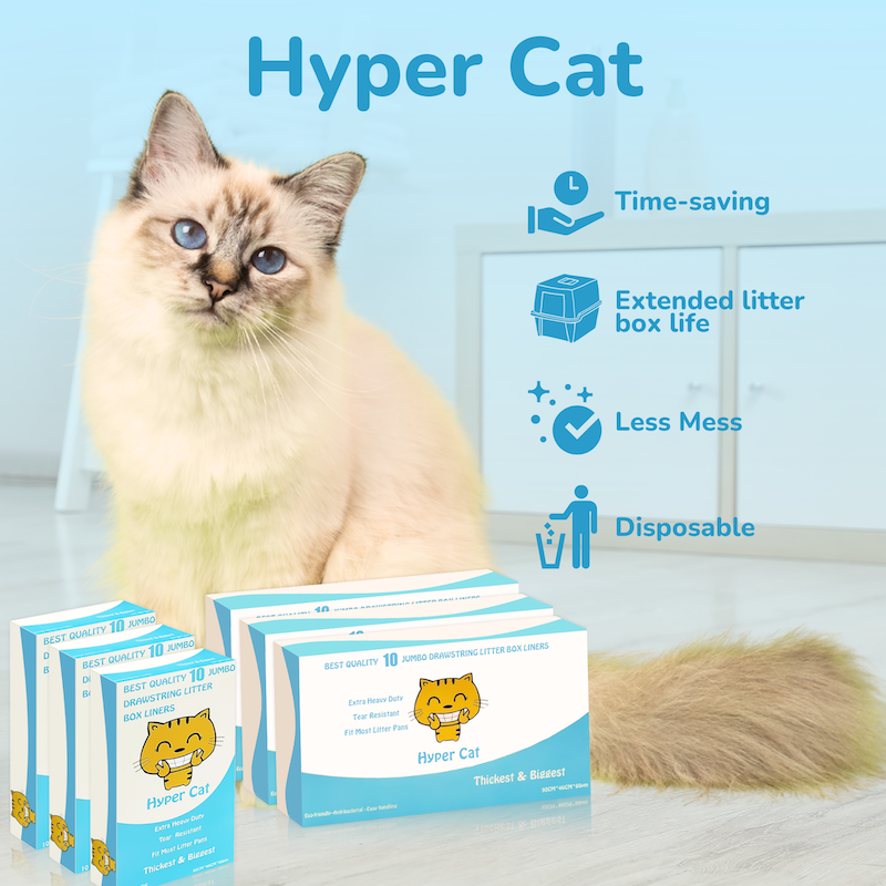 Hyper Cat 60 Jumbo Cat Litter Box Liners