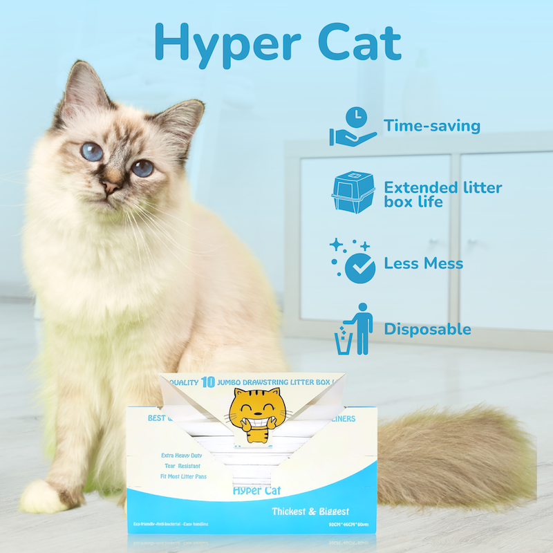 Hyper Cat 10 Jumbo Cat Litter Box Liners