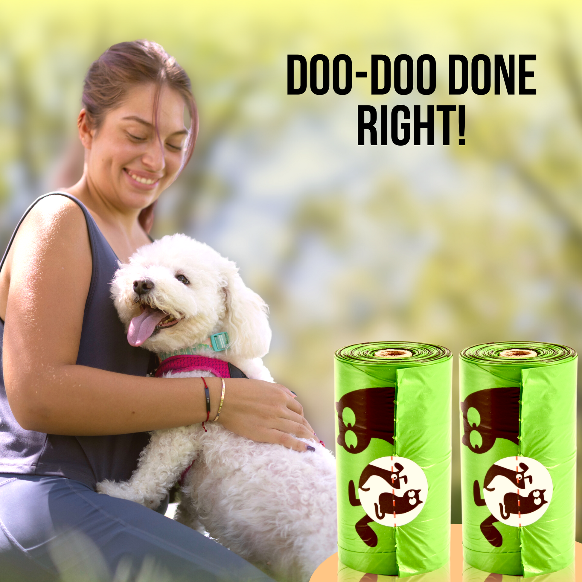 Pet N Pet Doggie Poop Bags, Thick Dog Poop Bags, Unscented Dog Poop Bag, 360 Counts Dog Bags For Poop, 24 Dog Poop Bags Refills, 38% Plant Based & 62% PE Poop Bags For Dogs