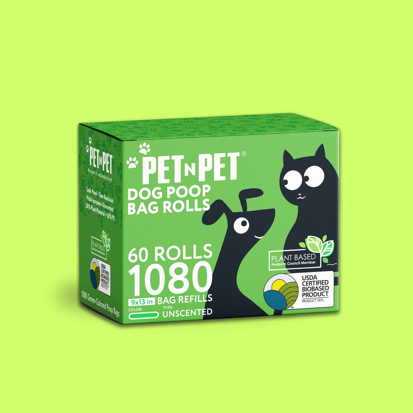 Dog Poop Bags 1080