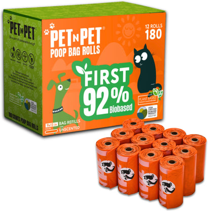 PetNPet poop bag rolls 92% Biobased