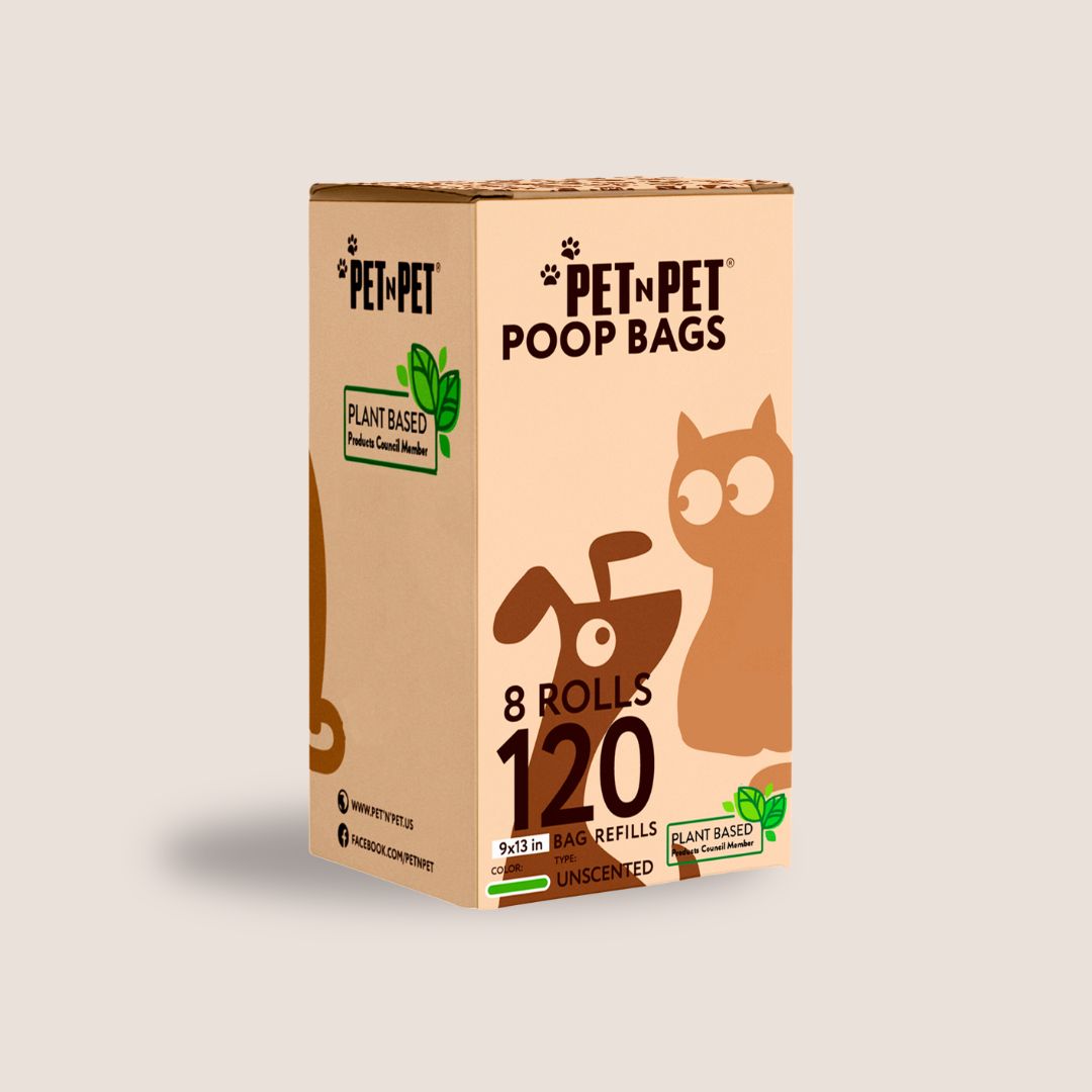 41% Plant-Derived Dog Poop Bags, 240 Count