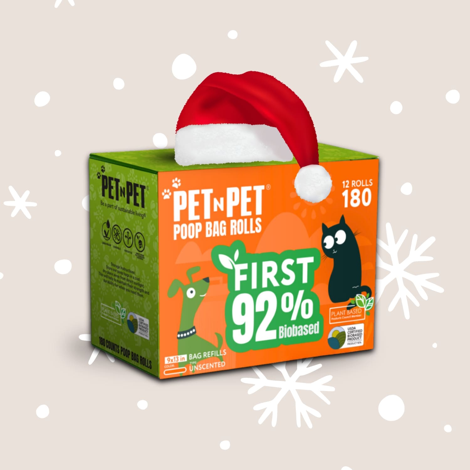 92% poop bags christmas