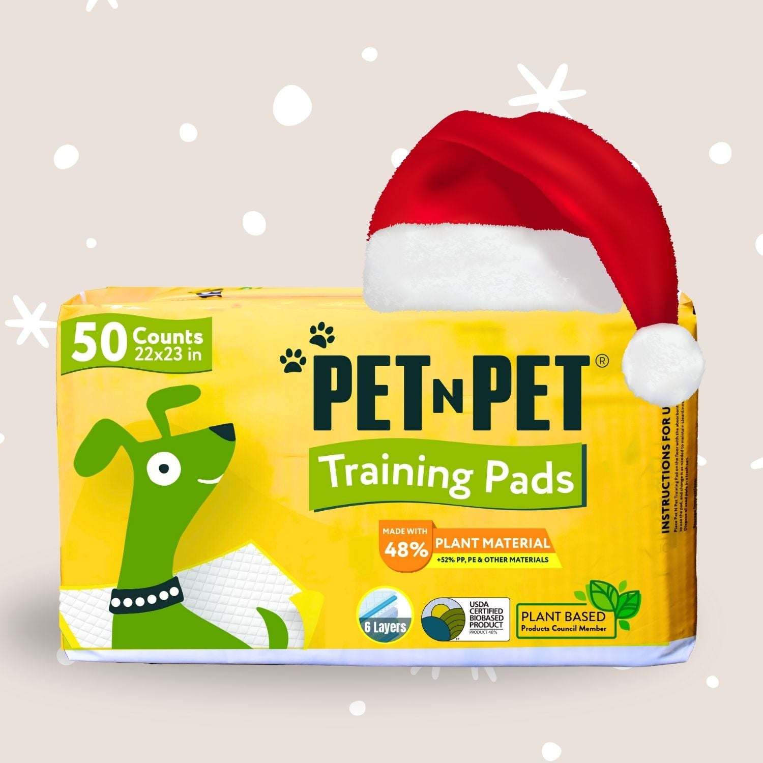 Christmas Training pads 1