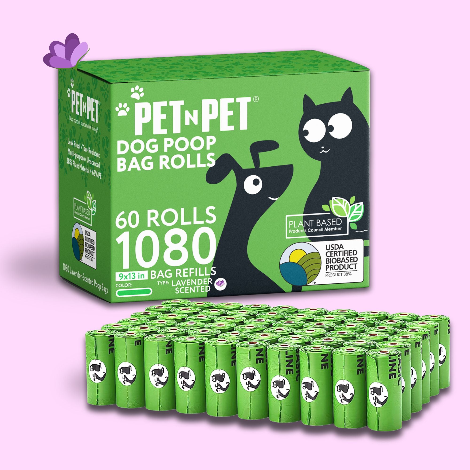 The best lavender scented poop bags