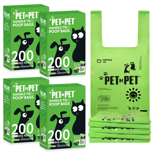 Pet N Pet 800 Handle Tie Dog Poop Bags