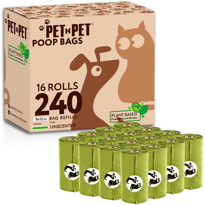 Plant-based Dog Poop Bags 240