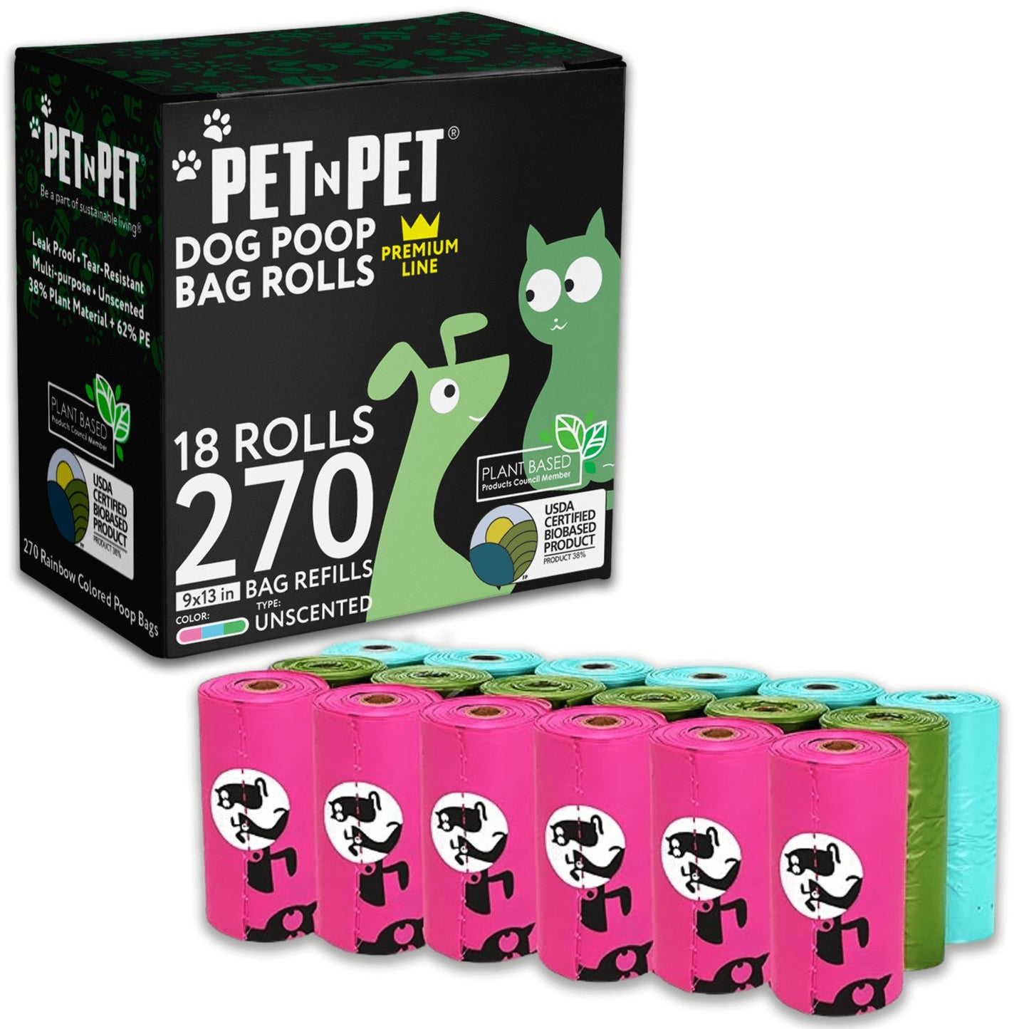 Colorful Doggy Bags 270 - Pet N Pet ®