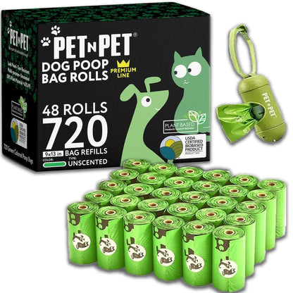 Dog Poop Bags with Dispenser 720 - Pet N Pet ®