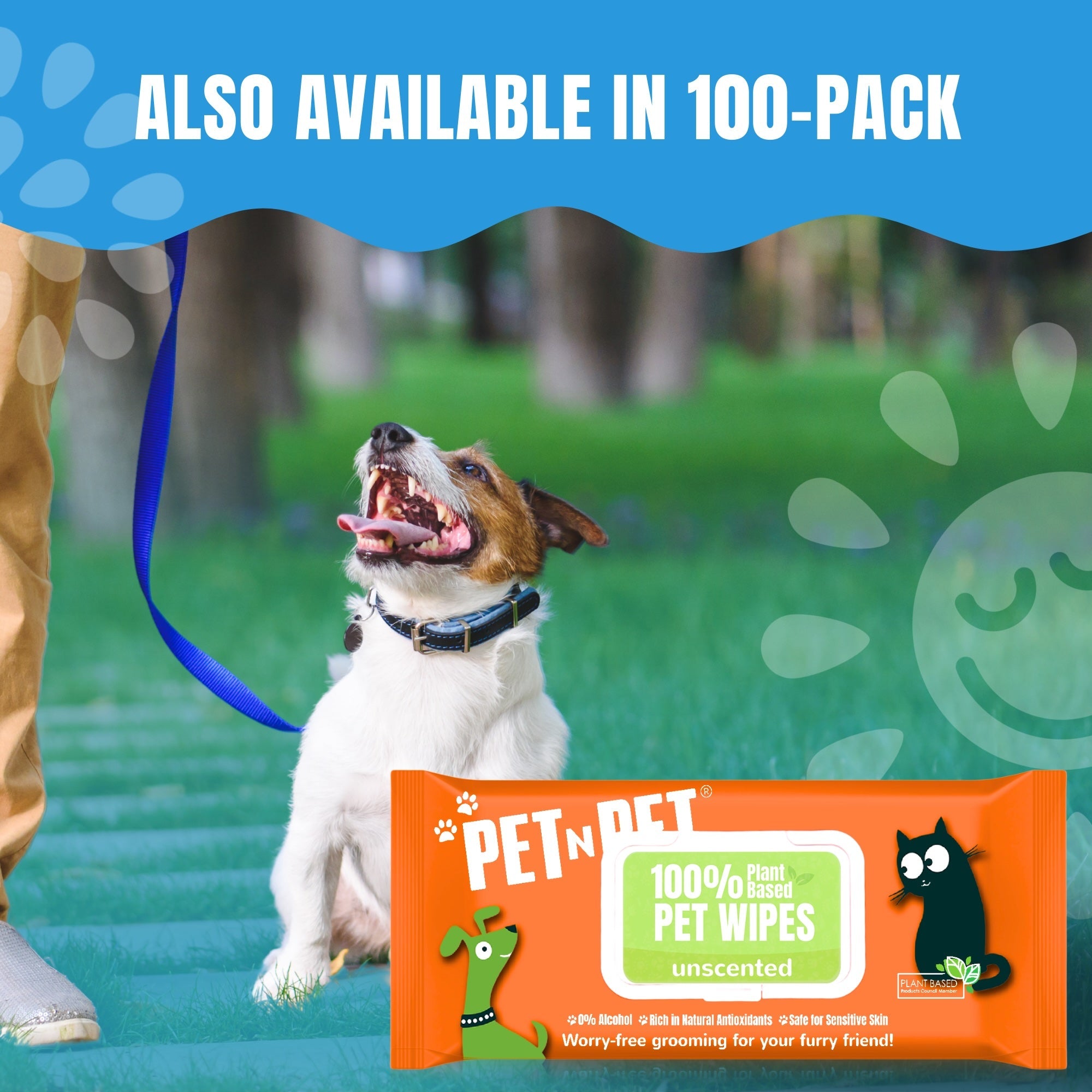 Pet N Pet Dog Wipes Cleaning Deodorizing 400 Counts