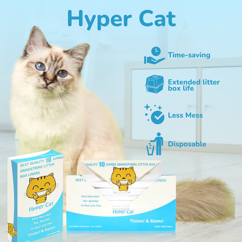 Hyper Cat 20 Jumbo Cat Litter Box Liners - Pet N Pet Store