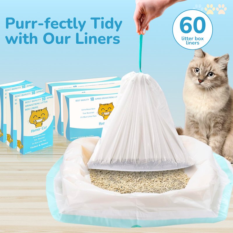 Jumbo cat pan liners best sale