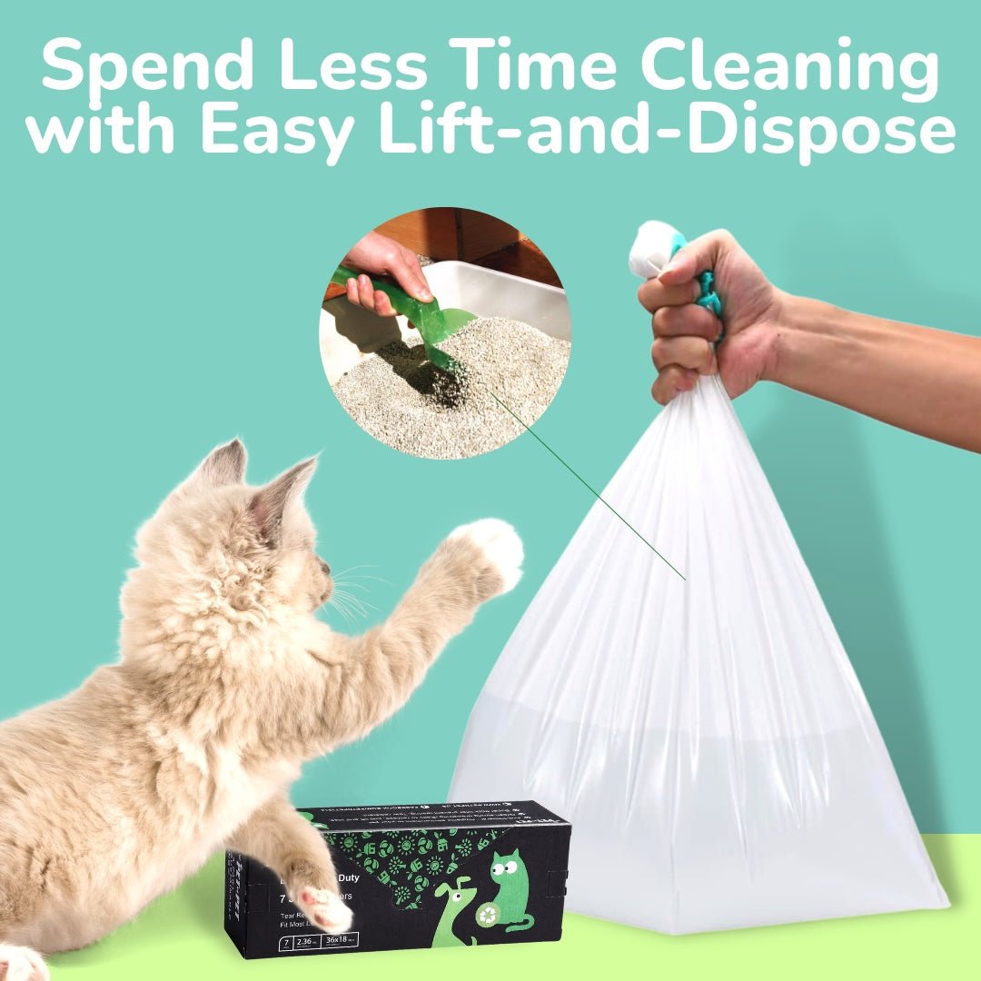 Large cat litter bags best sale