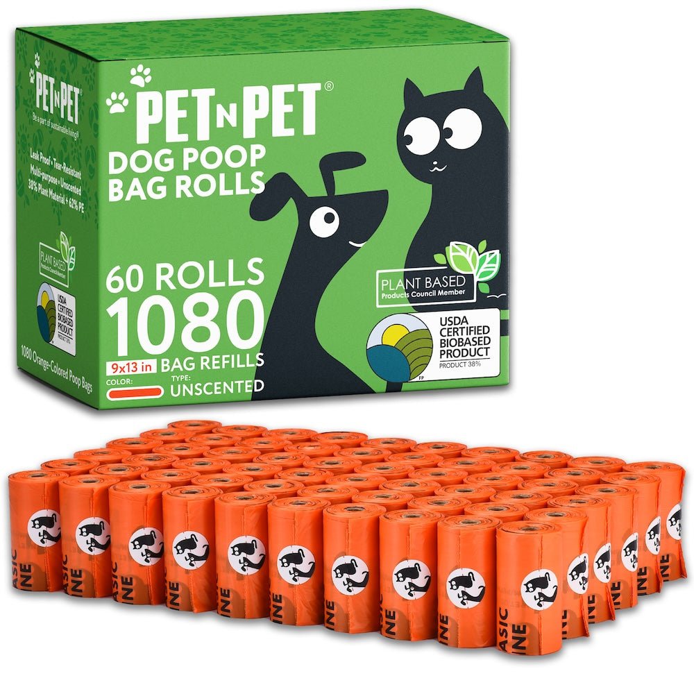 Orange Dog Poop Bags 1080 - Pet N Pet ®