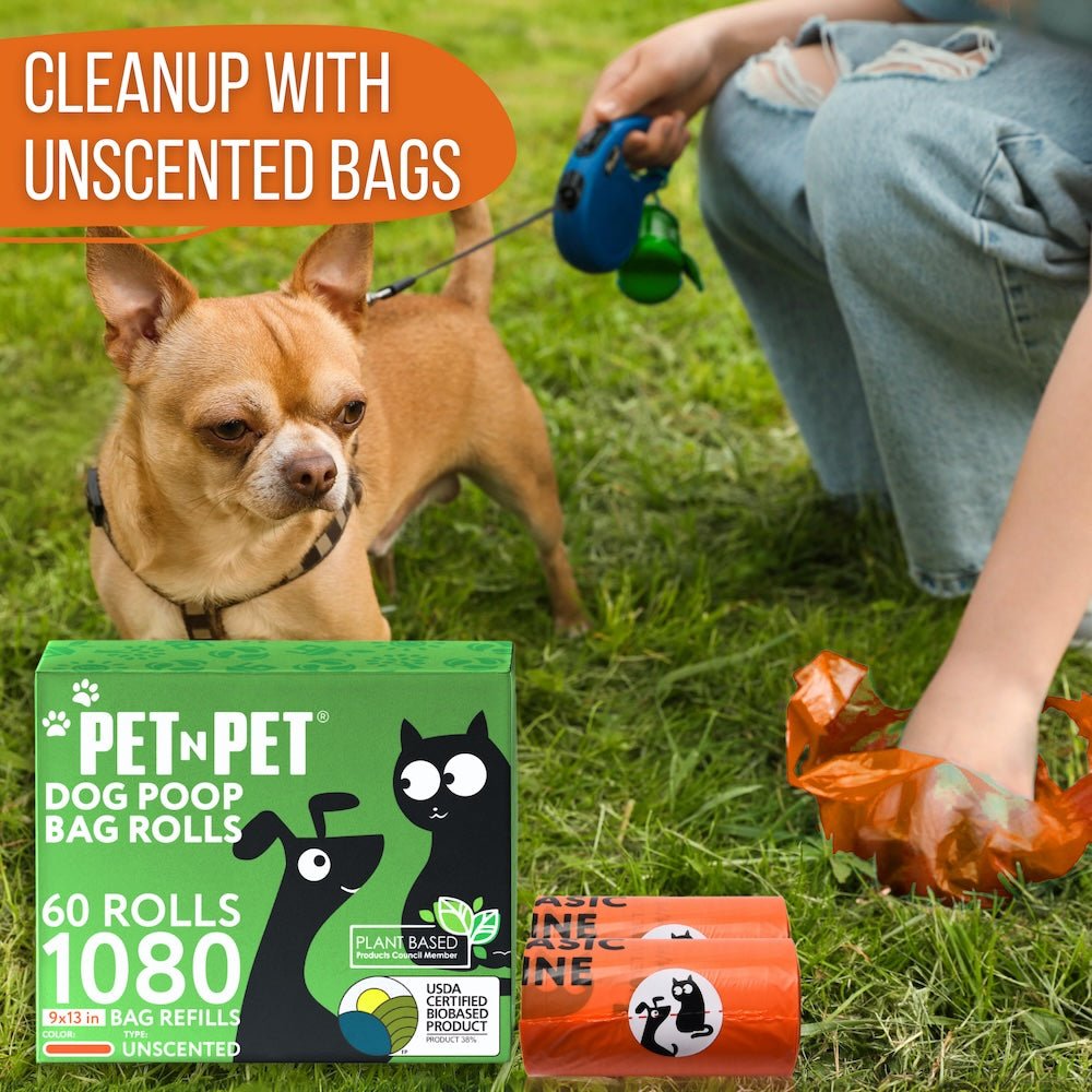 Orange Dog Poop Bags 1080 - Pet N Pet ®