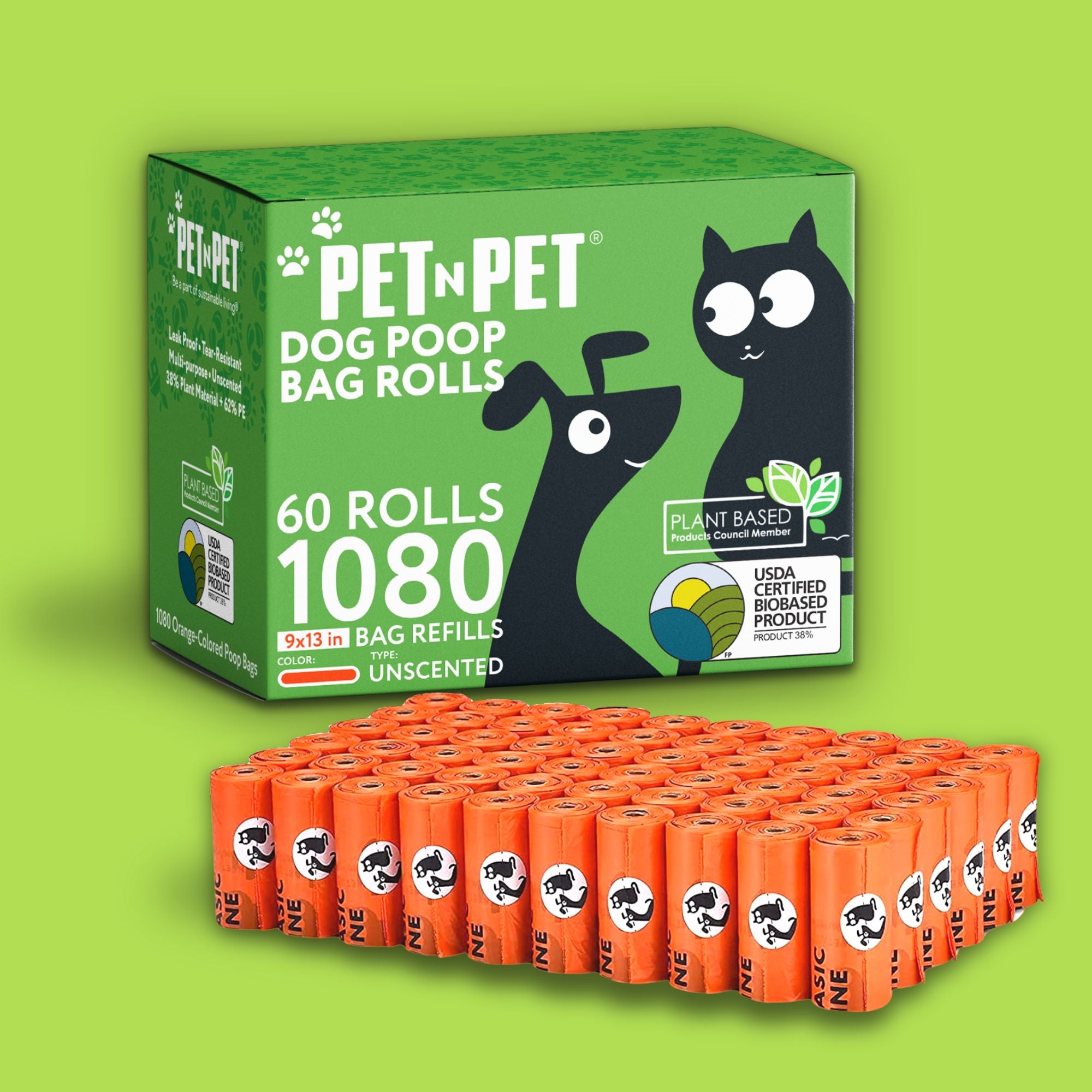 41% Plant-based Poop Bags