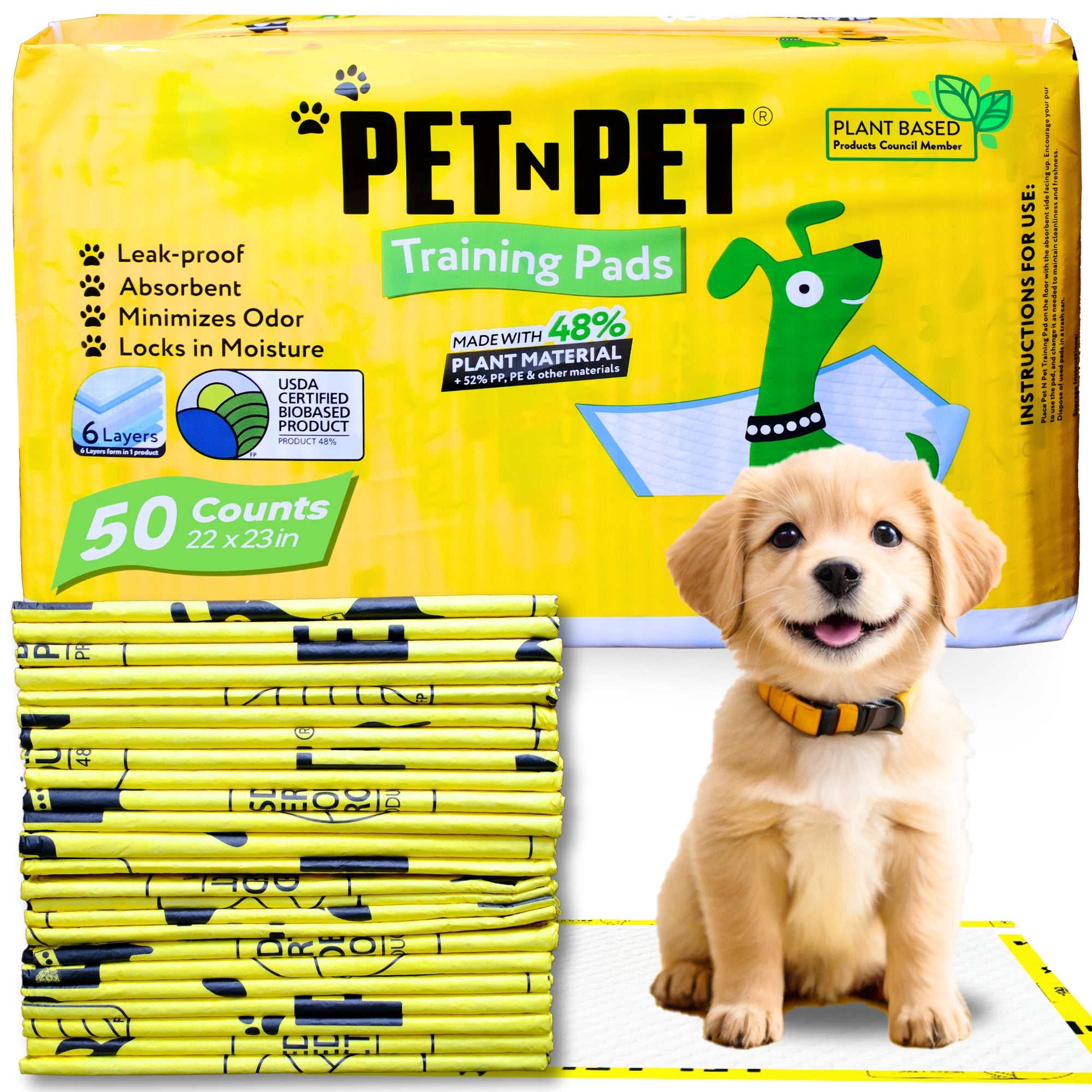 50 puppy training pads hotsell